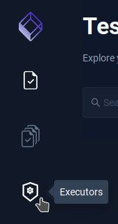 Dashboard menu - executors icon