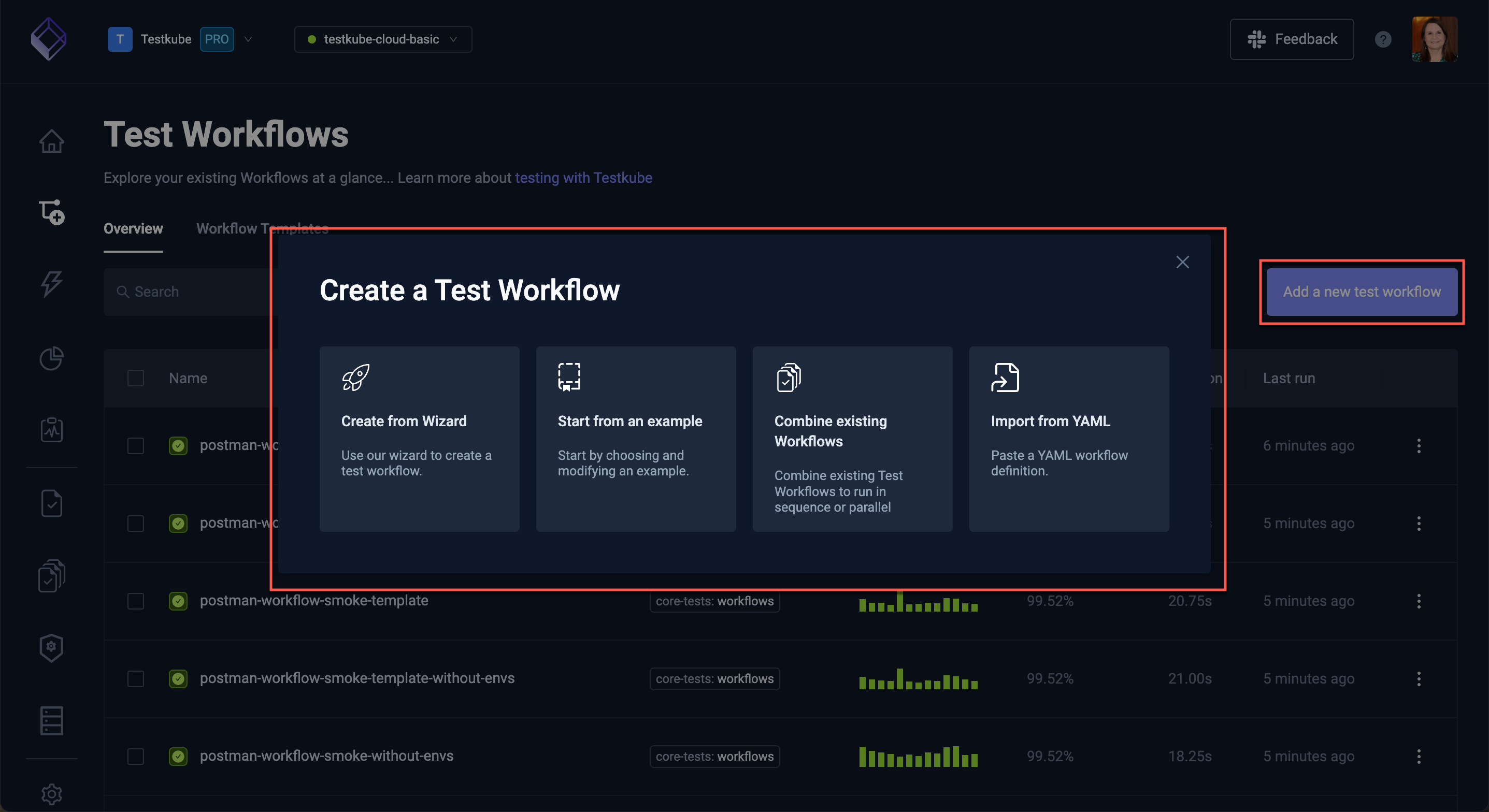 Workflows Overview | Testkube Documentation