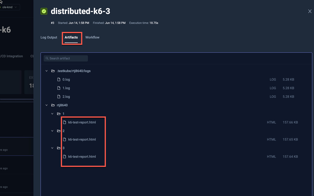 Distributed K6 HTLM Report