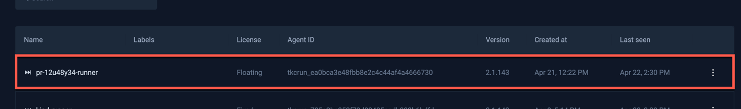 Floating Agent in Agent List