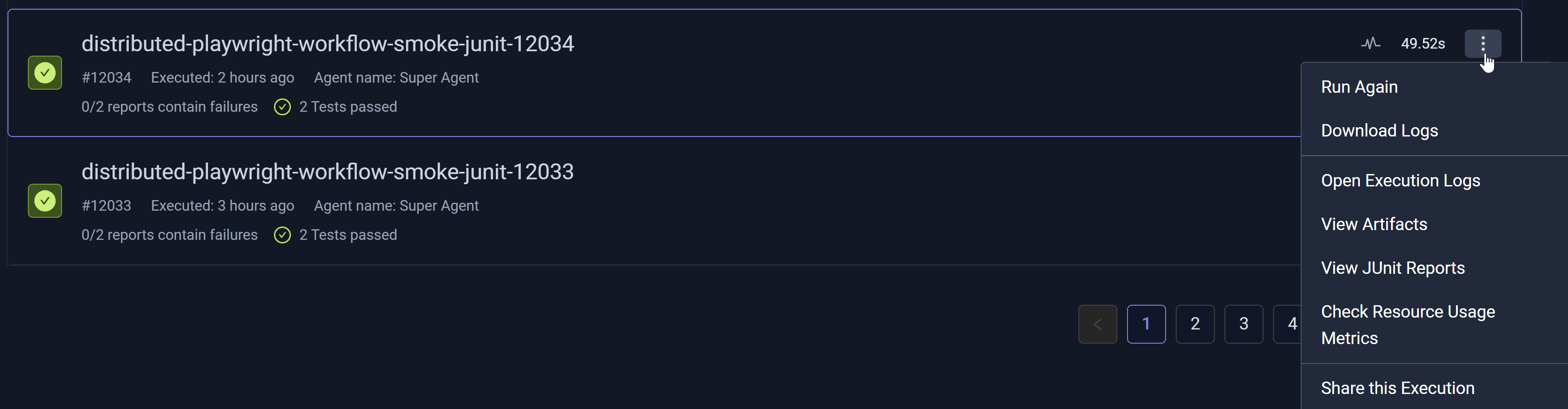 Execution – More Options