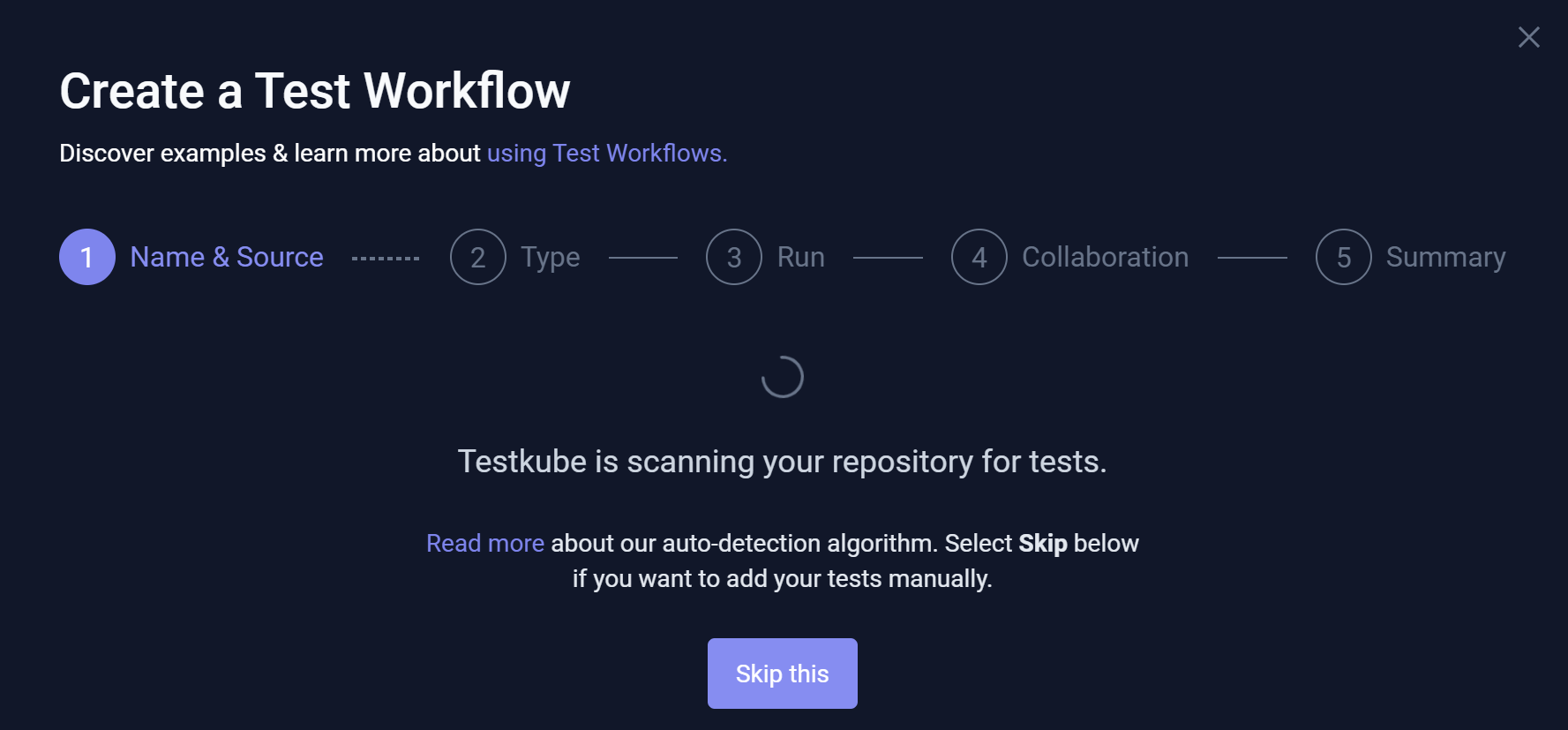 Workflow Wizard – Scanning Repo