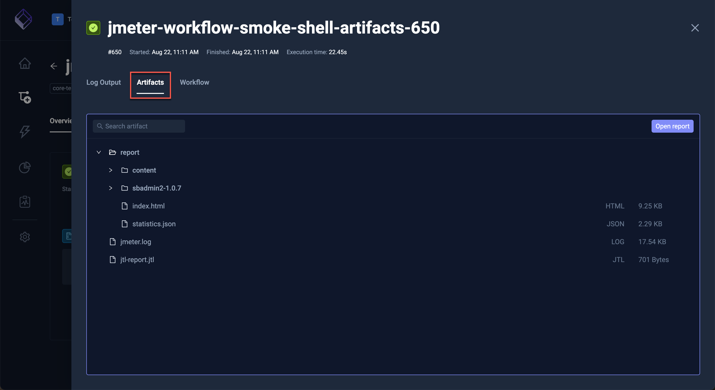 Workflow Artifacts